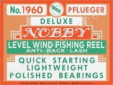 Pflueger Deluxe Nobby Level Wind Fishing Reel 18