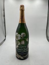Vintage 1995 Perrier Jouet Floral Champagne Dummy Empty Bottle Prop 3 Liter picture