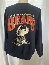 vintage 1980s/early 1990 Snoopy + Chicago Bears + vintage + Schulz. Medium Notag picture