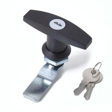 T Handle Door Lock Truck Cap Locking Latch, Matching Set THandles Lock, Truck... picture