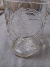 Vintage PEPSI-COLA 10oz Clear Glass Bottle Pepsi Soda Pop Bottle Embossed Pepsi picture