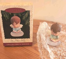 Hallmark Joy Mary's Angels Ornament Keepsake 1993 6th In Series New 11=16-204 picture