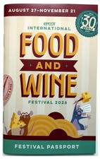 Epcot Food And Wine Festival Passport Booklet 2026 Quick Ship Walt Disney World picture