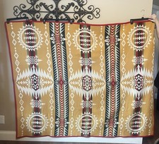 Pendleton Beaver State Heritage Collection Iroquois Turtle Tribal Wool Blanket picture
