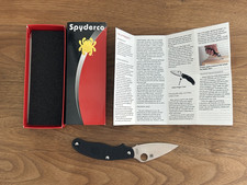 Spyderco UK Pen Knife C94PBK CTS-BD1N Black FRN Slipjoint USA picture