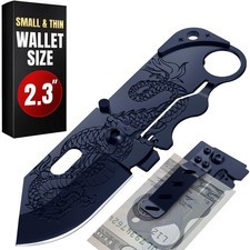 Grand Way Pocket Knife - 2.3” Folding Sharp Blade with Money Clip - Unique Sm... picture