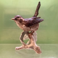 Vintage Goebel Winter Wren Porcelain Bird Figurine - W. Germany - # CV-108  NICE picture
