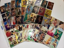 Gil Elvgren’s Calendar Pin Up Trading Cards Complete Sets 1 & 2 picture