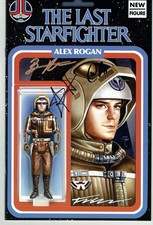 The Last Starfighter #1 Action Figure Variant by Felix Leon 4xSIGNED picture