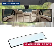 8sanlione Car Rearview Mirrors, Shock Resistant Interior Clip-on Panoramic Rear picture