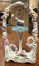 Vintage Mid-Century Ucagco Porcelain Spinning Ballerina Figurine picture