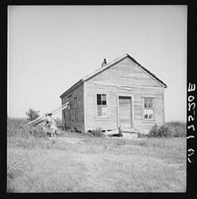 Photo:Mississippi Delta Schoolhouse 1930s Mechanized Plantation Area picture