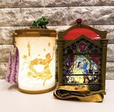 Beauty and the Beast Tangled Rapunzel Tokyo Disney Japan 2 Popcorn Bucket picture