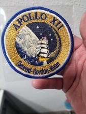 Authentic Original NASA Apollo 12 Extremely Rare Blue Moon Crew Patch picture