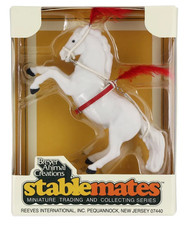 BREYER HORSE VINTAGE-2026 Flocked Lipizzaner Stablemate Circus Fighting Stallion picture