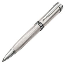 Xezo Incognito 925 Sterling Silver Ballpoint Pen, Med Tip, .999 Platinum Plated picture