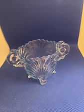 Cambridge Glass Caprice Moonlight Blue Small Sugar Bowl Handles picture