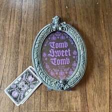 NWT Disney Parks Haunted Mansion Picture Frame 5 x 7 Tomb Sweet Tomb picture