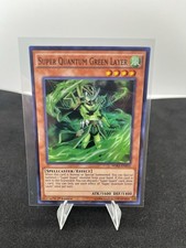 Yu-Gi-Oh Super Quantum Green Layer  1st Edition Holofoil Card picture