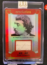 Paul Gauguin Portrait Card 2025 Eternal Revelation #/D 25/25 Cut Relic Patch picture