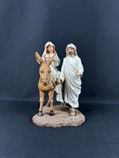 Holy Family Figurine Nativity Holiday Time Mary Joseph Donkey picture