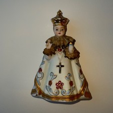 Vintage Lefton China Infant of Prague Figurine 7135M Japan Baby Jesus 5.25