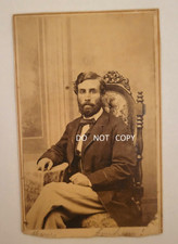 1863 CDV NOT DAGUERREOTYPE PROF ALFREDO CARRICABURN HAVANA CUBA SARATOGA SPRINGS picture