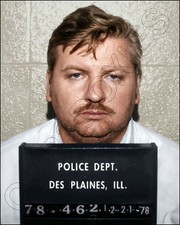 John Wayne Gacy Photo 8X10 - 1978 Mugshot Serial Killer  COLORIZED  picture