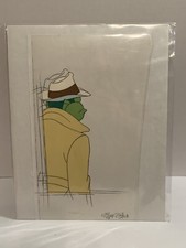 Vintage Production Cel Hanna Barbera Fish Police Inspector Gil 2 Pieces 1990's picture
