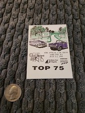 Vintage Car Show Dash Plaque Top 75 Ashland Kentucky 6th picture