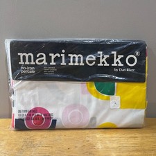 Vtg Marimekko Bo-Boo Twin Flat Sheet Dan River MCM Cars Trucks NIP Made in USA picture
