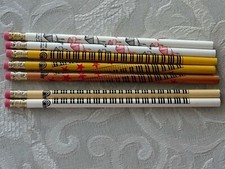 VTG 1985-86 Albert Elovitz 7 Music Piano Keyboard Design Pencils picture