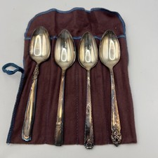 Oneida Prestige 4 Star Silver Plate Salesman Sample Spoons (1951?) Rare M3987 picture