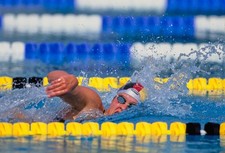 Hannah Stockbauer from Germany swimming Women's 800 metres Freesty- Old Photo picture