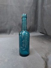 Antique 1890's JSP Joseph S. Pederson Malt Extract Medicine Bottle Teal Green picture