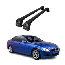 OMAC Roof Rack Cross Bars Compatible with BMW 3 Series E90 Sedan 2004-2011 / ... picture
