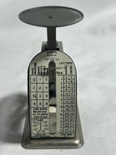 Vintage Lorraine Metal Mfg Postal Scale 1930-40s Postage Scale picture