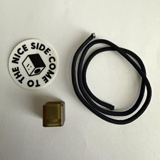 Nice Guy Machine Co. BNo1 mini bead .  Amber Ultem (Rootbeer) finish . NEW  picture