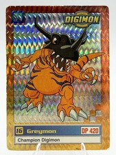 Digimon Animated Series Exclusive Preview Greymon Prism 16 Upper Deck picture
