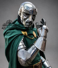 AURA D0ctor Doom Inspired Cosplay Armor Set, Dr Doom Wearable Steel Helmet picture