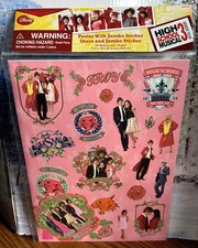 DISNEY High School Musical 3 POSTER Jumbo Stickers Decal Senior Year 2008 HSM 3 picture