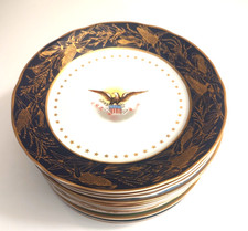 Twelve Vintage The Danbury Mint White House Presidential China Collector Plates picture