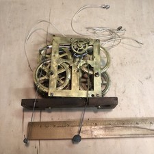 Vintage Antique EN Welch OG weighted Winding Wall  Clock Movement picture