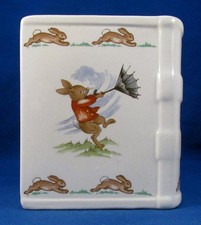 Vintage Royal Doulton Bunnykins Book Shaped Coin Banks Bone China picture