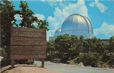 Postcard AZ: Kitt Peak National Observatory Entrance, Tucson, Arizona 1950's picture