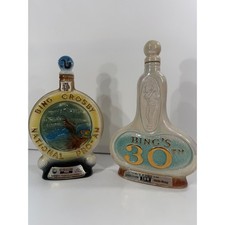 Vintage Jim Beam Bing Crosby Ntl Pro-Am Decanter Set 29th & 30th Regal China picture