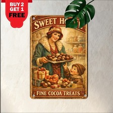 Vintage Chocolate Brand Advert Poster Metal Sign Retro Cafe Wall Decor Plaque picture