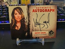 KATEY SAGAL 2014 Cryptozoic SONS OF ANARCHY Signed AUTO Card Gemma Teller Morrow picture