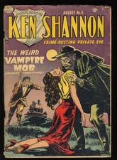 Ken Shannon (1951) #6 GD- 1.8 Quality Comics Group 1952 picture