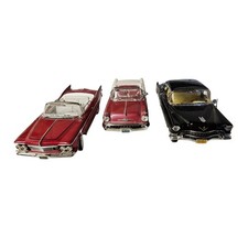 Vintage Three Various Classic Car Models, Heavy Metal, Very Detailed. picture